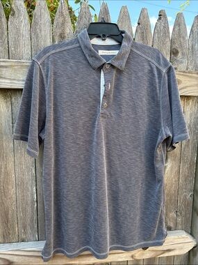 Tommy Bahama XL gray modal polo.